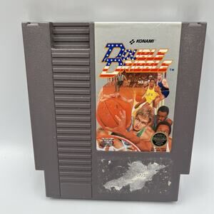 Double Dribble Original Nintendo Nes Game Tested + Working & Authentic!